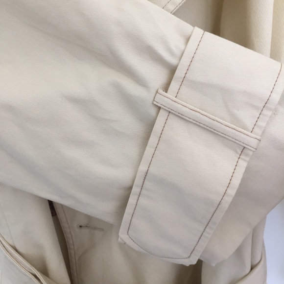 NWT ASOS Front Button Down Flowy Belted Duster Khaki Trench Coat 🍁 Sand Stone - Picture 6 of 10